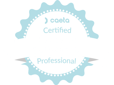 An image shows the outline of a ribbon with the word "Professional" subtly written across it. The ribbon, resembling a badge of honor for any dedicated veterinarian, has two pointed ends and appears to be tied or draped. The color scheme is primarily light blue and white.